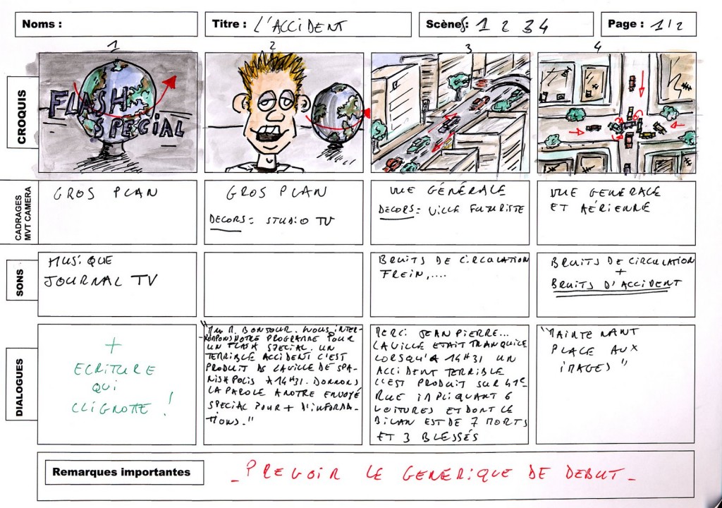 Storyboard type